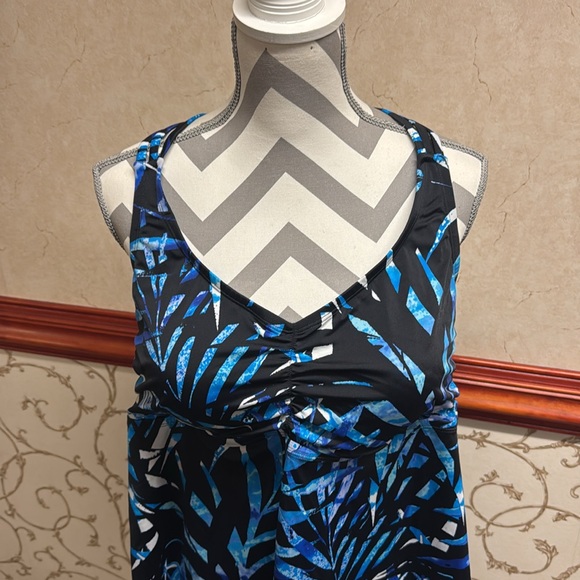 Swimsuits For All: Longer Length Braided Tankini Top - Picture 3 of 6